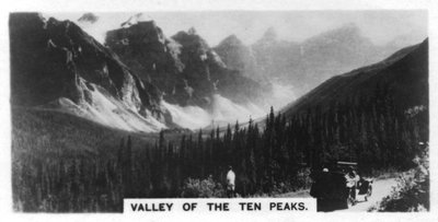 Vallei van de Tien Pieken, Banff National Park, Alberta, Canada, ca. 1920s door Unbekannt
