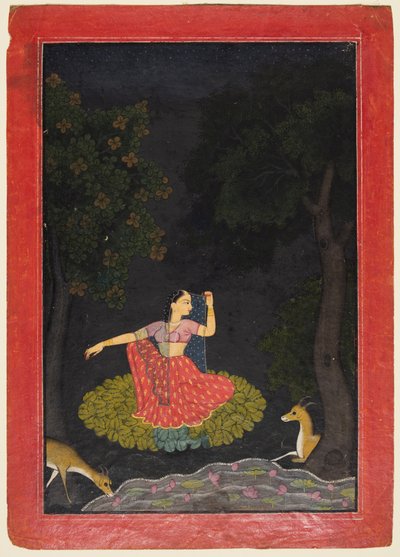 Vasaksajja Nayika, ca. 1750 door Unbekannt