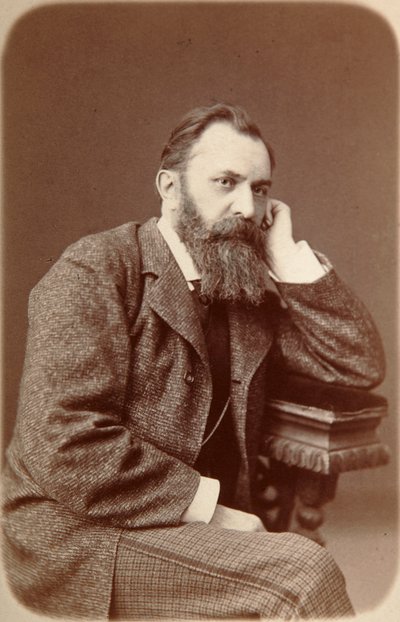 Vasily Perov, Russische kunstenaar, 1880 door Unbekannt