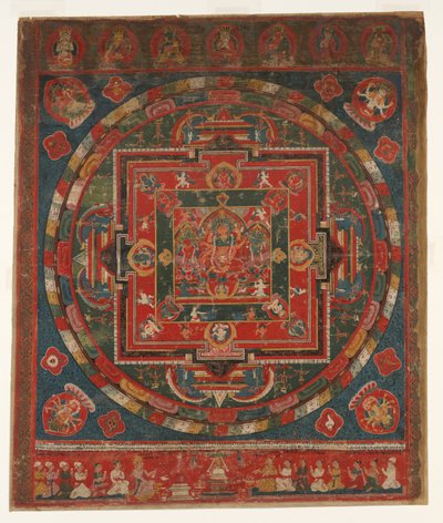 Vasudhara Mandala door Unbekannt
