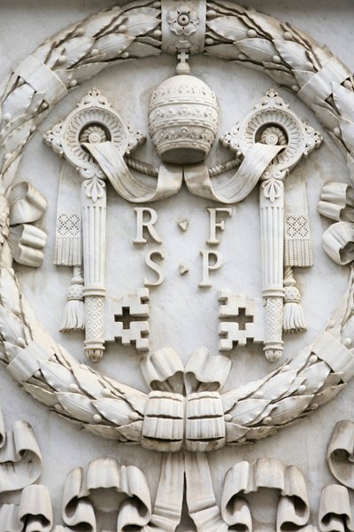 Vaticaans wapenschild, Rome, Italië door Unbekannt