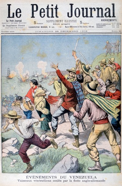 Venezolaanse schepen gezonken door de Anglo-Duitse vloot, 1902 door Unbekannt
