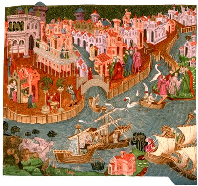 Venetië in 1338, 1892 door Unbekannt