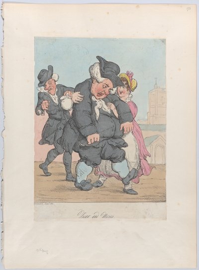 Dominee en Mozes, 1815 door Unbekannt