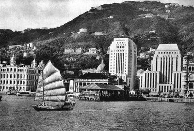 Victoria City, of de Stad Victoria, Hong Kong, c1920s-c1930s door Unbekannt