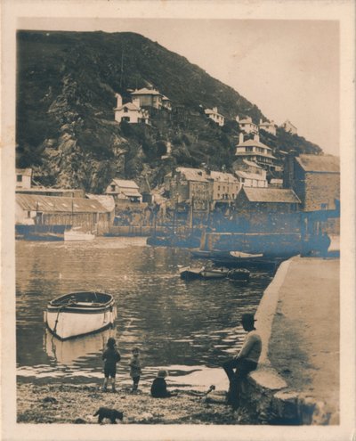 Uitzicht vanaf de Haven - Polperro, 1927 door Unbekannt