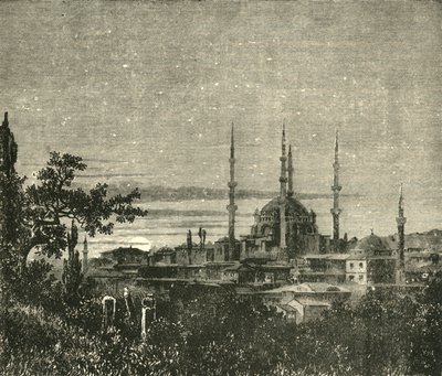 Uitzicht in Adrianopel - De moskee van Selim II, 1890 door Unbekannt