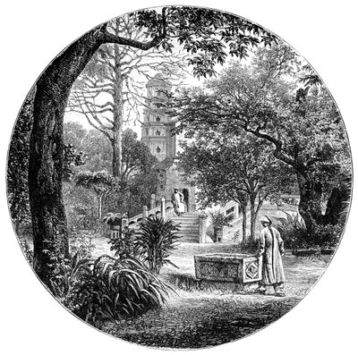 Uitzicht in Canton, 1900 door Unbekannt