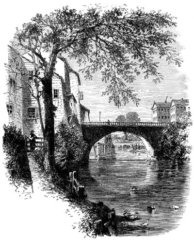 Uitzicht in Hartford, Connecticut, 17e eeuw, ca. 1880 door Unbekannt