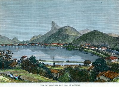 Uitzicht op Botafogo Bay, Rio de Janeiro, Brazilië door Unbekannt