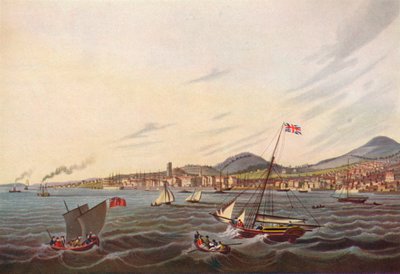Uitzicht op Dundee, 1824 door Unbekannt