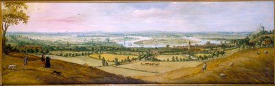 Gezicht op Greenwich, ca. 1625 door Unbekannt