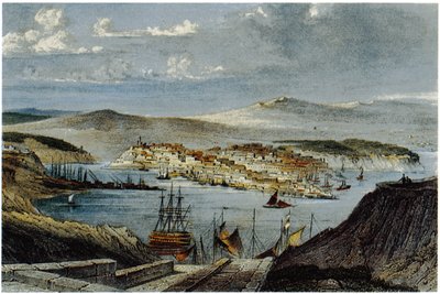 Uitzicht op Sebastopol, ca. 1850 door Unbekannt