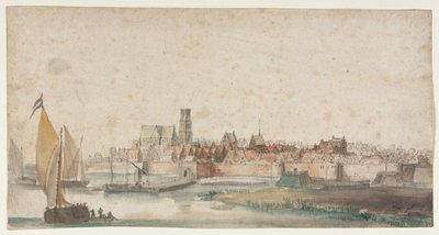 Uitzicht op St. Geertruidenberg, 1600s door Unbekannt