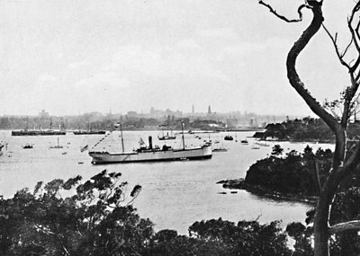Uitzicht op de haven van Sydney vanaf North Shore, nr. 2, ca. 1900 door Unbekannt