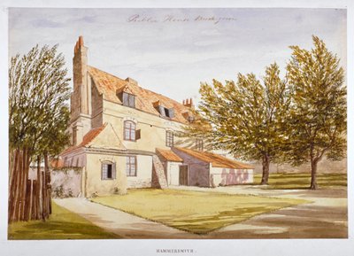 Uitzicht op een openbaar huis, Brook Green, Hammersmith, Londen, ca. 1820 door Unbekannt