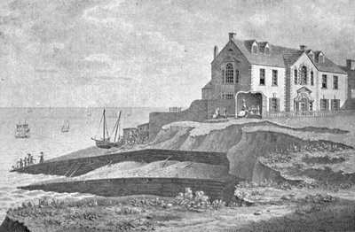 Uitzicht op het huis van de hertog van Cumberland aan de Steine in Brighthelmstone, 1939 door Unbekannt