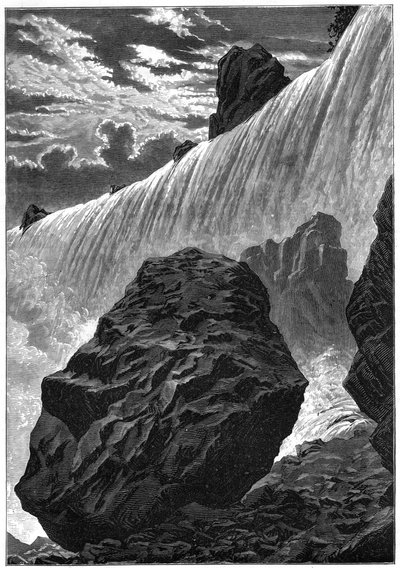 Uitzicht op de watervallen van Niagara, 1877 door Unbekannt