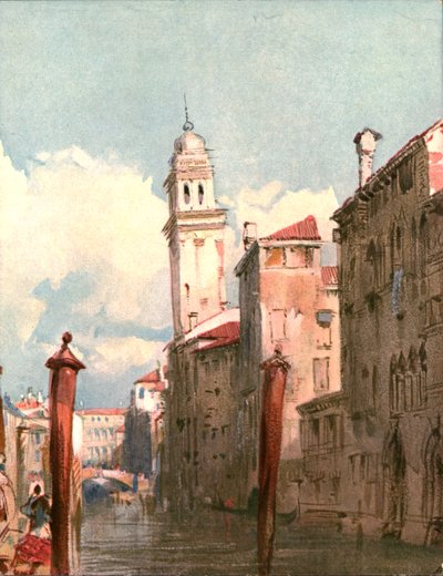 Uitzicht op een kanaal, ca. 1826, ca. 1900 door Unbekannt