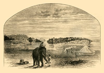 Uitzicht op de Indus, 1890 door Unbekannt