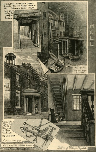 Uitzichten in Hull, 1898 door Unbekannt