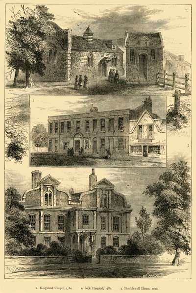 Uitzichten in Kingsland, ca. 1876 door Unbekannt