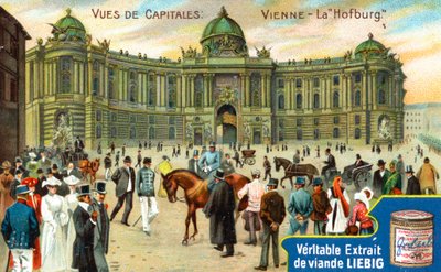 Zichten op hoofdsteden: De Hofburg, Wenen, ca. 1900 door Unbekannt