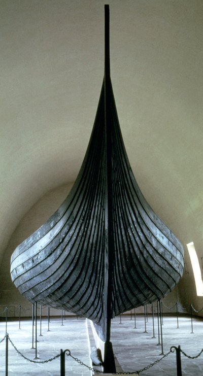 Vikingschip, Noorwegen, 9e eeuw door Unbekannt