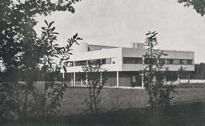 Villa in Poissy, gebouwd in gewapend beton, 1933 door Unbekannt