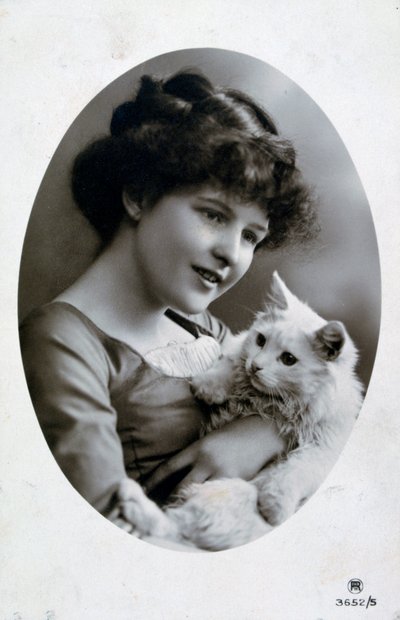Vintage Franse ansichtkaart, ca. 1900 door Unbekannt