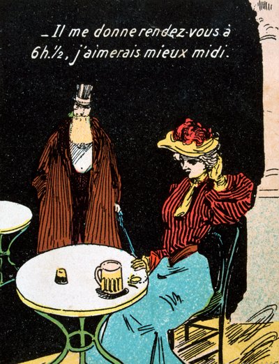 Vintage Franse ansichtkaart door Unbekannt