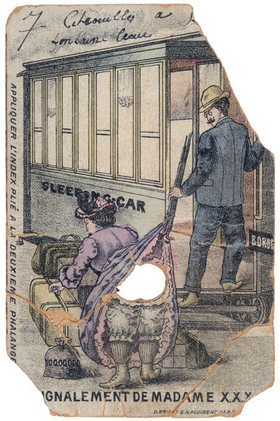 Vintage Franse ansichtkaart, ca. 1900 door Unbekannt