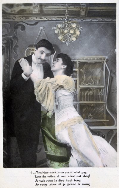 Vintage Franse ansichtkaart door Unbekannt
