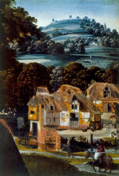 Maagd en Kind, detail, 16e eeuw door Unbekannt