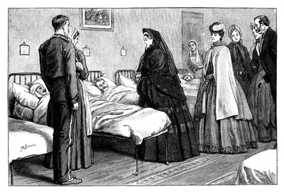 Bezoek van Koningin Victoria aan Netley Hospital, Hampshire door Unbekannt