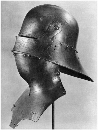 Vizierhelm en bevor, ca. 1480 door Unbekannt