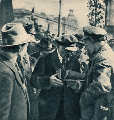 Vladimir Ilich Lenin, Russische Bolsjewistische leider, 1 maart, 1920 door Unbekannt