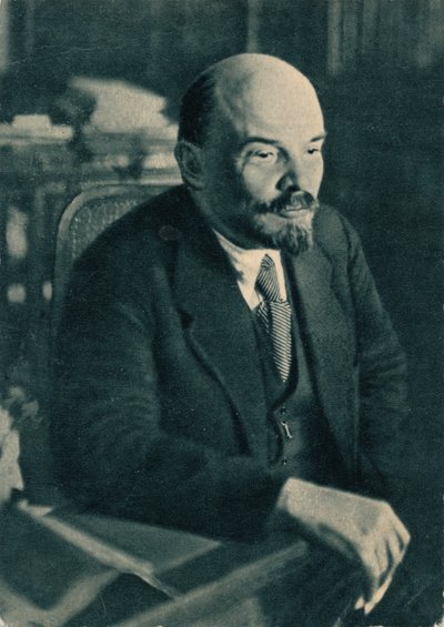 Vladimir Iljitsj Lenin, Russische bolsjewistische leider, 28 november 1921 door Unbekannt