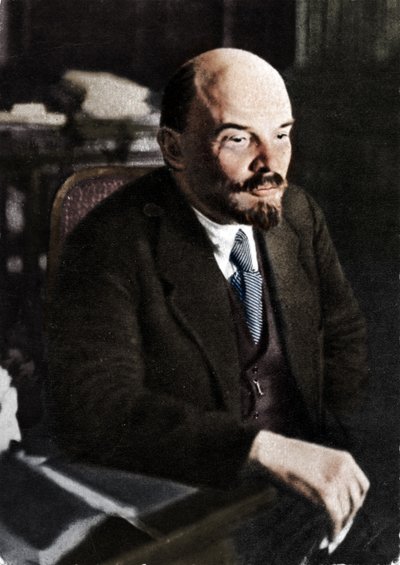 Vladimir Ilich Lenin, Russische Bolsjewistische leider, 28 november 1921 door Unbekannt