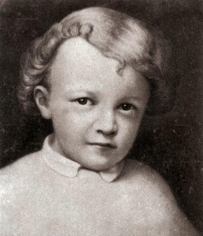 Vladimir Ilich Lenin, Russische Bolsjewistische revolutionaire leider, 4 jaar oud, 1874 door Unbekannt