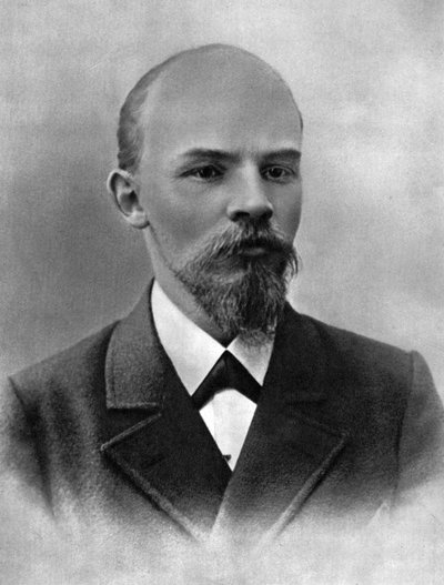 Vladimir Ulyanov Lenin, Russische Bolsjewistische revolutionair, Moskou, Rusland, februari 1900 door Unbekannt