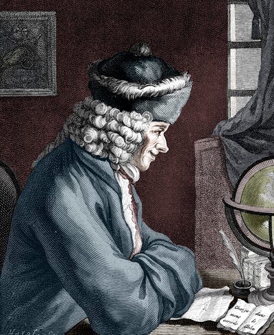 Voltaire, 18e-eeuwse Franse auteur, toneelschrijver, satiricus en letterkundige door Unbekannt