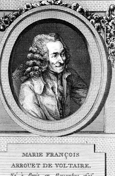 Voltaire, 18e eeuw Franse auteur, toneelschrijver, satiricus en man van letters door Unbekannt