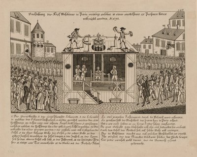 Voorstelling van de Hoofd-Machine in Parijs door Unbekannt