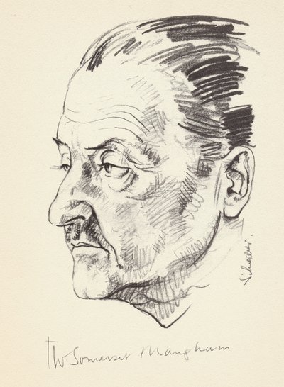 W Somerset Maugham, Britse auteur door Unbekannt