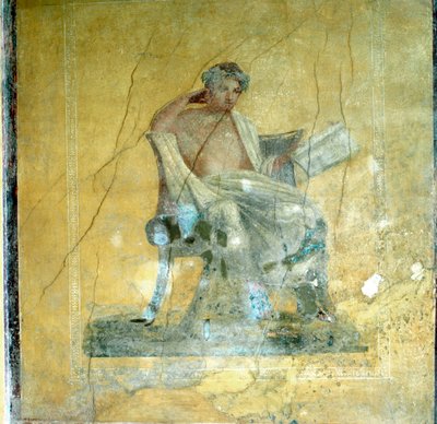 Muurschildering, Huis van de Menander, Pompeii door Unbekannt