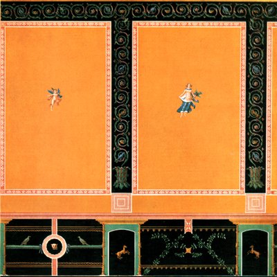 Muurschildering, Pompeii, Italië door Unbekannt