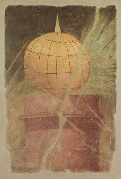 Muurschildering fragment uit de peristyle van de Villa van P. Fannius Synistor..., ca. 50-40 v.Chr. door Unbekannt