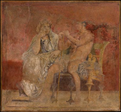 Muurschildering uit Kamer H van de Villa van P. Fannius Synistor in Boscoreale door Unbekannt