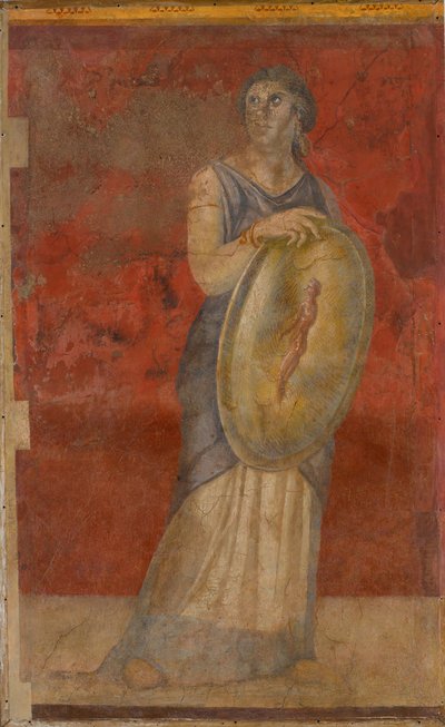 Muurschildering uit Kamer H van de Villa van P. Fannius Synistor in Boscoreale, ca. 50-40 v.Chr. door Unbekannt